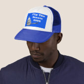 Draai de Senaatsstemming blauw 2026 Trucker Pet (In situ)