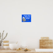 Draai de Senaatsverkiezing Blauwe 2026 Poster (Keuken)