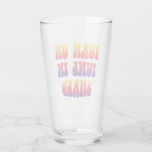 Draai de toon in Shred Glas (Achterkant)