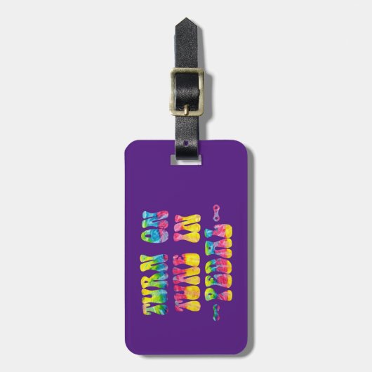 Draai de Tune in Pedal Uw Bike aan Bagagelabel (Voorkant verticaal)