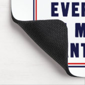 Draai de vlag rond ~ Elk passend Man wilde Muismat (Hoek)