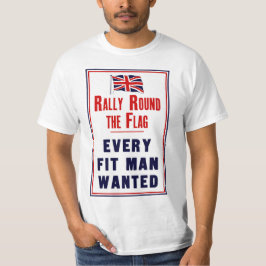 Draai de vlag rond ~ Elk passend Man wilde T-shirt