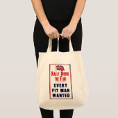 Draai de vlag rond ~ Elk passend Man wilde Tote Bag (Voorkant (product))