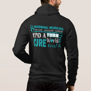 Draai de wereld Blauwgroen...TN Hoodie