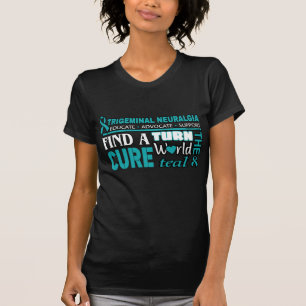 Draai de wereld Blauwgroen...TN T-shirt