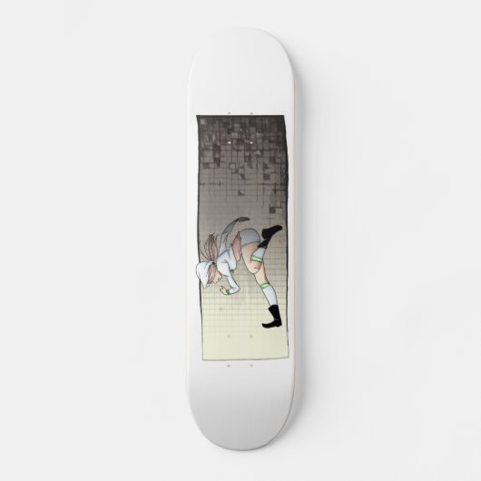 Draai Devil run Anime Girl Persoonlijk Skateboard (Voorkant)