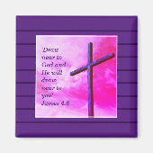 Draai dicht bij God Lenten Magneet (Voorkant)