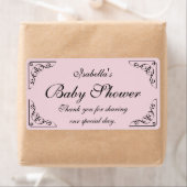 Draai en bloei baby showers waterflesjes labels (Insitu)