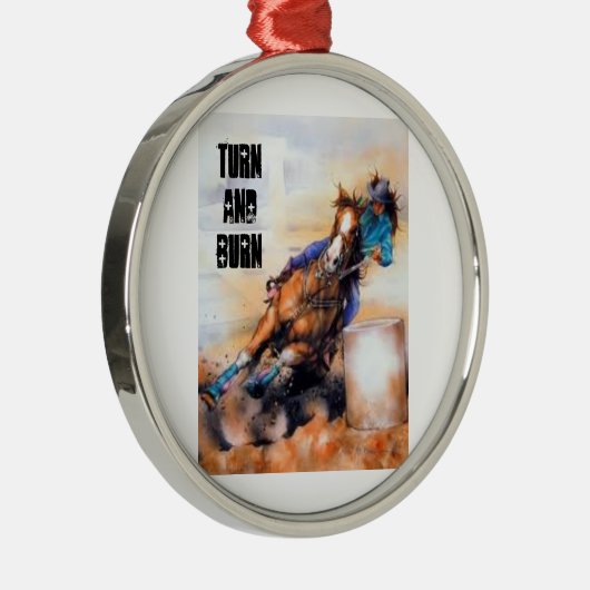 Draai en brand baby! metalen ornament (Rechts)