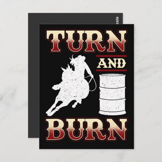 Draai- en brandweerracen briefkaart (Voorkant / Achterkant)