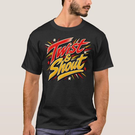 Draai en schreeuw t-shirt (Voorkant)