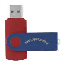 Draai Flash Drive, 8-128 GB, label voor uw schijve