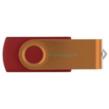 Draai Flash Drive, 8-128 GB, label voor uw schijve