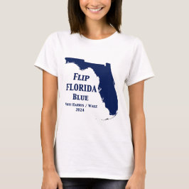 Draai Florida Blauw in 2024 T-shirt