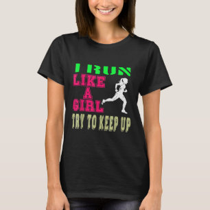 Draai Funny Half Marathon Runner met Sarcastic G T-shirt