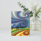 Draai geesten voor Storm Briefkaart Boerderij Home (Staand voorkant)