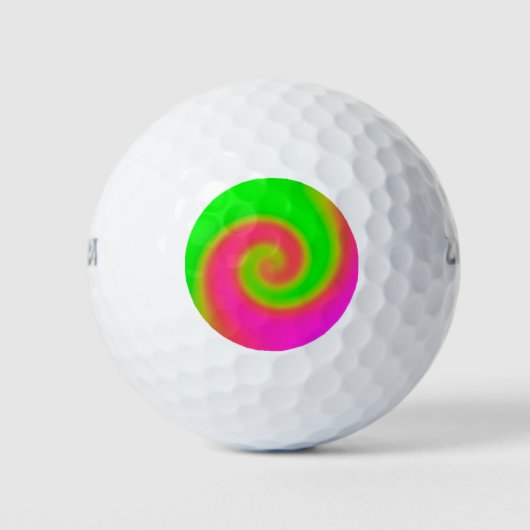 Draai Groen Roze Golfballen (Voorkant)