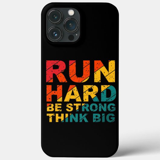 Draai hard, wees sterk, denk aan grote Hoesje-Mate Case-Mate iPhone Case (Achterkant)