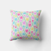 Draai hart, hart, liefde, Valentijnsdag, bruiloft Kussen (Achterkant)