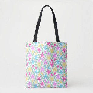 Draai hart, hart, liefde, Valentijnsdag, bruiloft Tote Bag