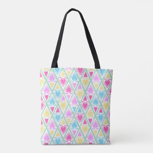 Draai hart, hart, liefde, Valentijnsdag, bruiloft Tote Bag (Achterkant)