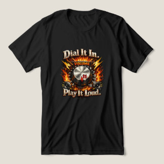 Draai hem in, Speel het luid Vlammen Tri-Blend Shirt