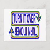 Draai hem om briefkaart (Voorkant)