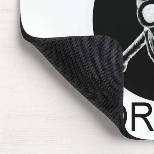 Draai het af of sterf de schedel muismat (Hoek)