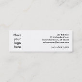 Draai het Bladwijzer van de paginaCommuter Mini Visitekaartje (Achterkant)