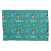 Draai het Blauwgroen Citaat van de Elf Pattern Kussensloop (Voorkant)