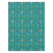 Draai het Blauwgroen Citaat van de Elf Pattern Tafelkleed (Voorkant)