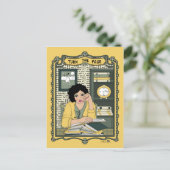 Draai het Briefkaart Page_C_ (Staand voorkant)