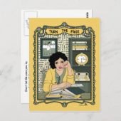 Draai het Briefkaart Page_C_ (Voorkant / Achterkant)