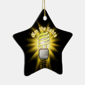 Draai het energiebesparende licht keramisch ornament (Rechts)