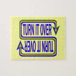 Draai het Inspirerend Gezegde Citaat Legpuzzel