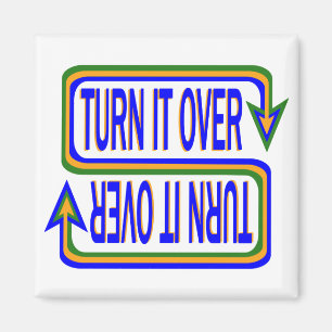 Draai het Inspirerend Gezegde Citaat Magneet