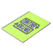 Draai het Inspirerend Gezegde Citaat Notitieboek (Linkerzijde)