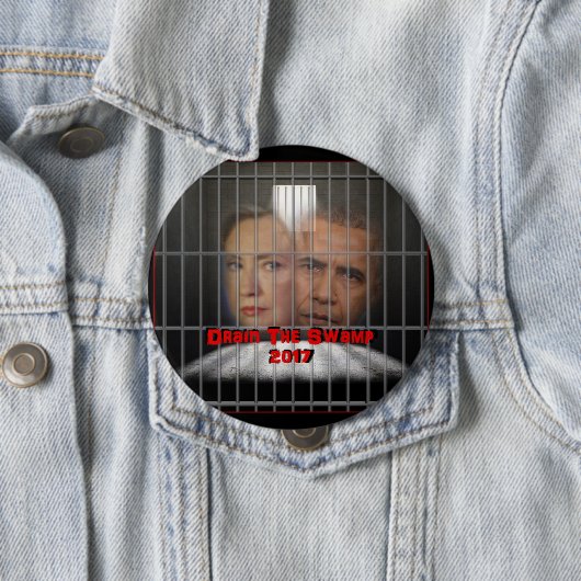 Draai het moeras af! ronde button 4,0 cm (In situ)