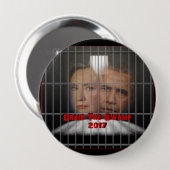 Draai het moeras af! ronde button 4,0 cm (Voorkant /achterkant)