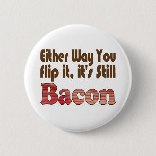 Draai het om Bacon Ronde Button 5,7 Cm