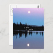 Draai het om briefkaart (Voorkant / Achterkant)