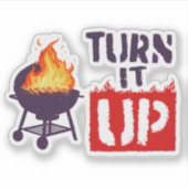 Draai het omhoog sticker (Voorkant)