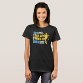 Draai het optrekken van de draaimolen om t-shirt (Voorkant volledig)
