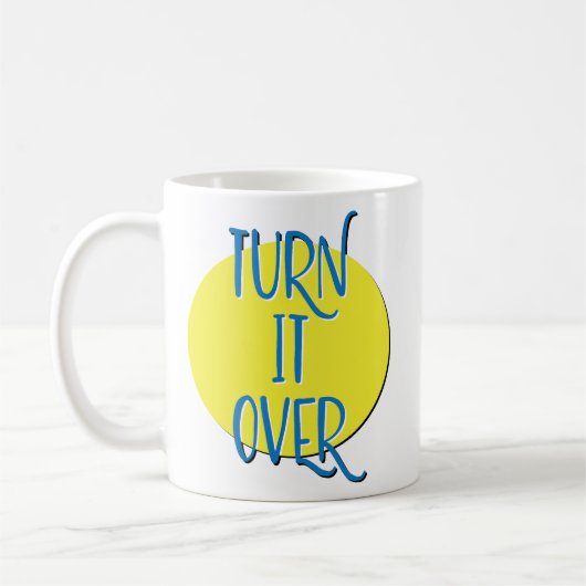 Draai het over Recovery Slogan Mok (Links)