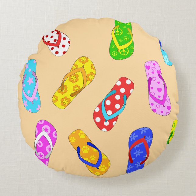 Draai het Patroon van de Vlik rond Pijl Kussen (Voorkant)