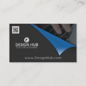 Draai het professionele visitekaartje van de pagin (Achterkant)