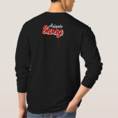 Draai het Shirt met lange beschermhoes omhoog (zwa (Achterkant)