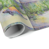 Draai het strand aan cadeaupapier (Rol Hoek)