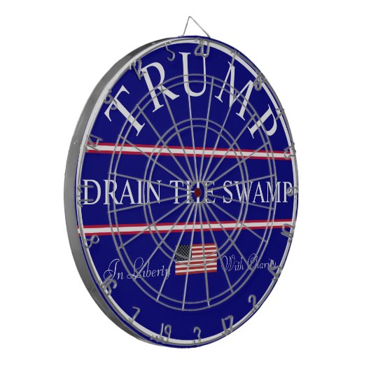 Draai het teken en draai het moeras dartbord (Voorkant Links)