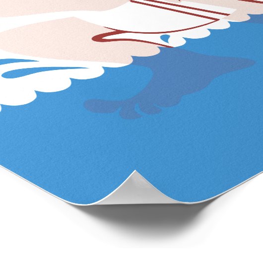 Draai het uit — waterbehoud poster (Hoek)